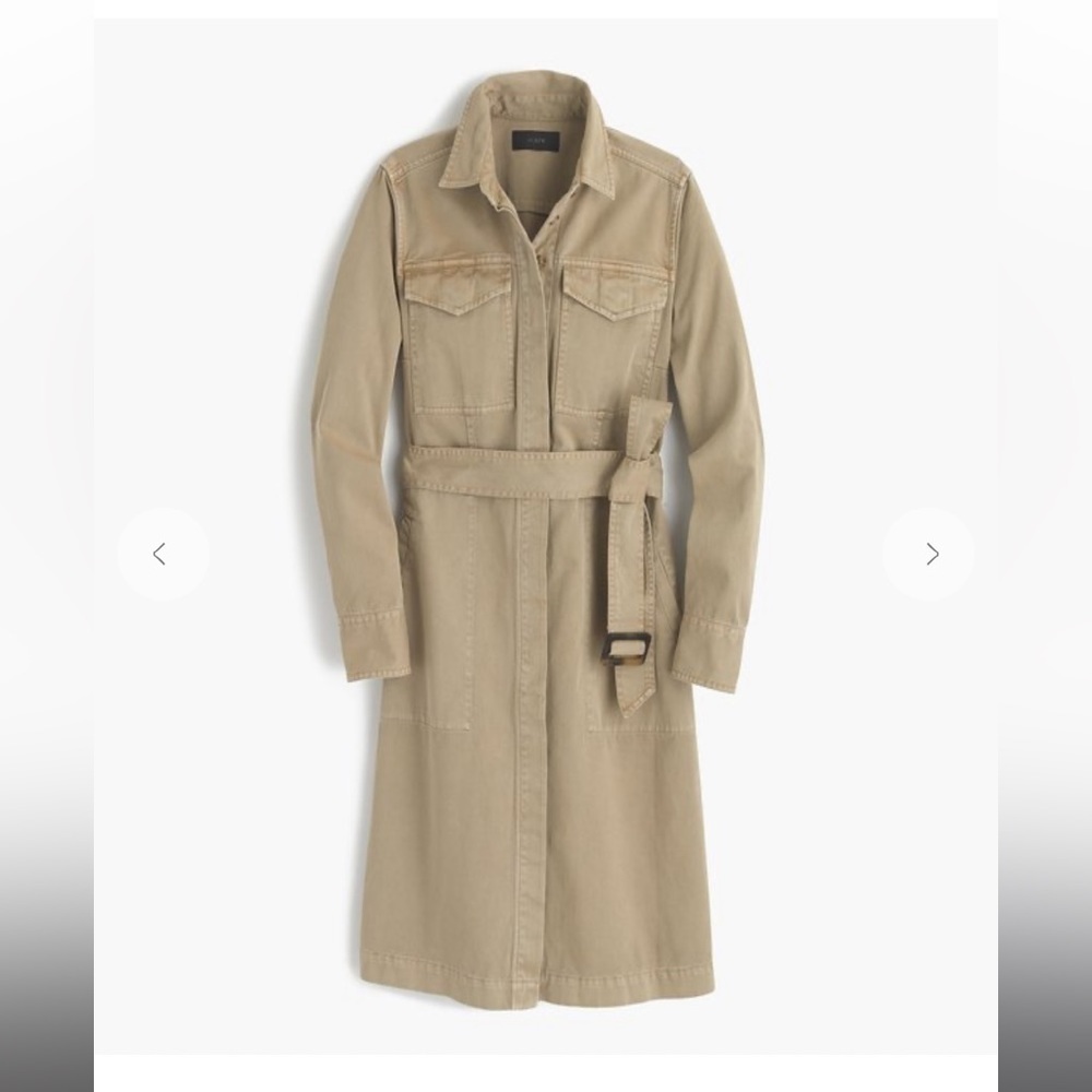 J.crew Belted Chino Dress